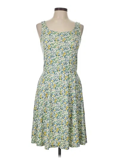Pre-owned Uniqlo Casual Dress In Green