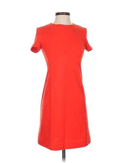 Pre-owned Uniqlo Casual Dress In Orange