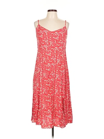 Pre-owned Uniqlo Casual Dress In Red