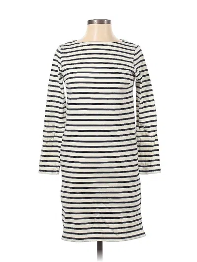 Pre-owned Uniqlo Casual Dress In White