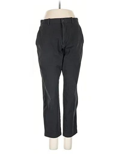 Pre-owned Uniqlo Casual Pants In Black