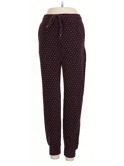 Pre-owned Uniqlo Casual Pants In Burgundy