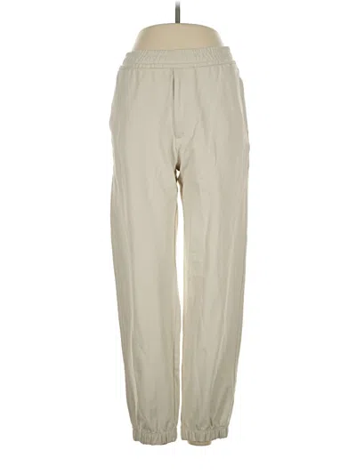 Pre-owned Uniqlo Casual Pants In Ivory