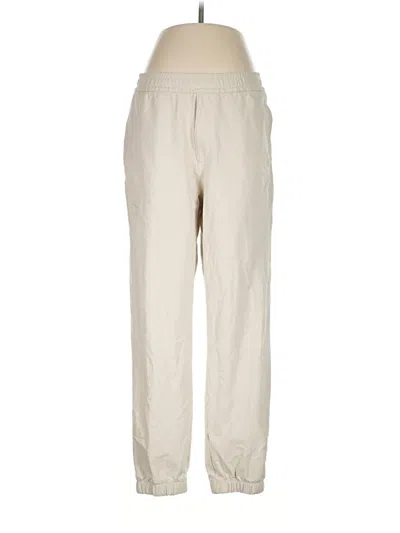 Pre-owned Uniqlo Casual Pants In Ivory