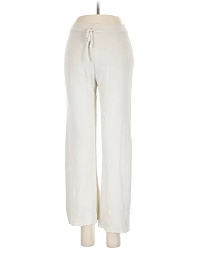 Pre-owned Uniqlo Casual Pants In Ivory