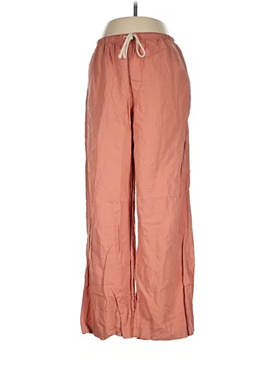 Pre-owned Uniqlo Casual Pants In Orange