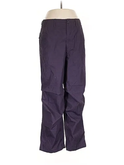 Pre-owned Uniqlo Casual Pants In Purple