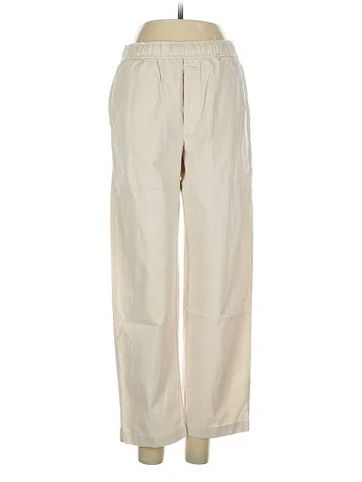 Pre-owned Uniqlo Casual Pants In White
