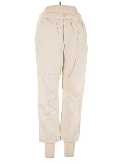 Pre-owned Uniqlo Casual Pants In White