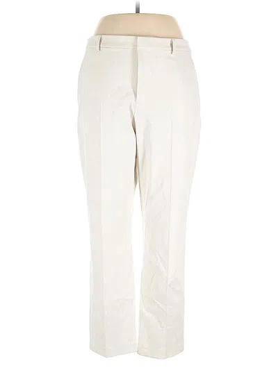 Pre-owned Uniqlo Casual Pants In White