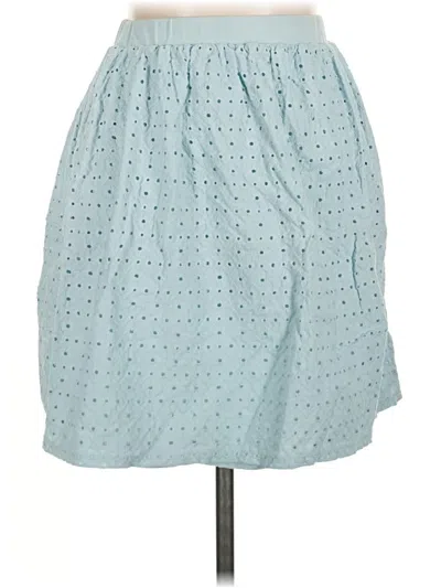 Pre-owned Uniqlo Casual Skirt In Blue