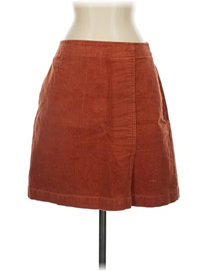 Pre-owned Uniqlo Casual Skirt In Brown