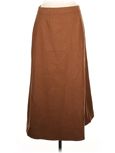 Pre-owned Uniqlo Casual Skirt In Brown