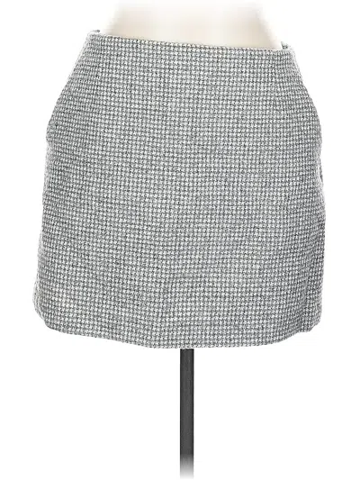 Pre-owned Uniqlo Casual Skirt In Gray