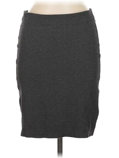 Pre-owned Uniqlo Casual Skirt In Gray