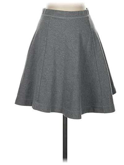 Pre-owned Uniqlo Casual Skirt In Gray