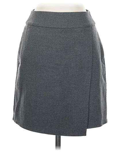 Pre-owned Uniqlo Casual Skirt In Gray