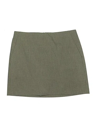 Pre-owned Uniqlo Casual Skirt In Green