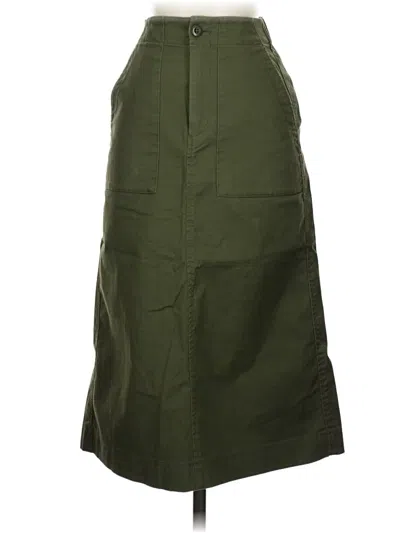Pre-owned Uniqlo Casual Skirt In Green