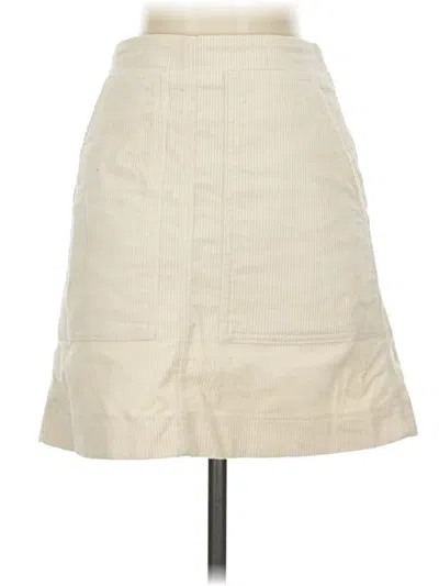Pre-owned Uniqlo Casual Skirt In Ivory