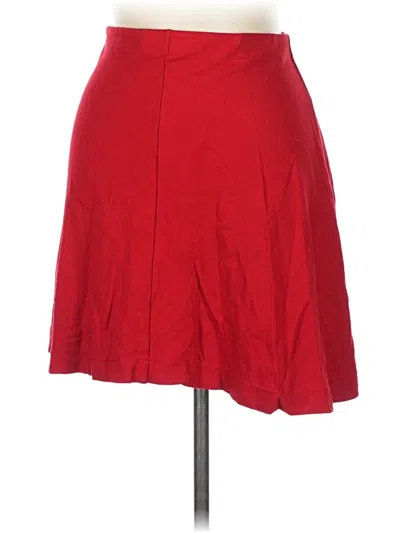 Pre-owned Uniqlo Casual Skirt In Red