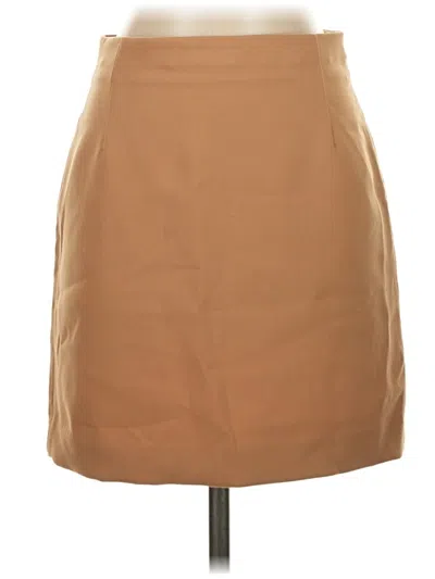 Pre-owned Uniqlo Casual Skirt In Tan