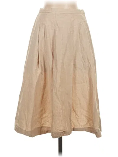 Pre-owned Uniqlo Casual Skirt In Tan