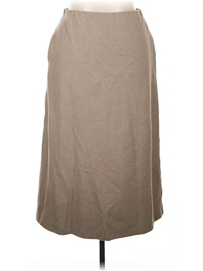 Pre-owned Uniqlo Casual Skirt In Tan