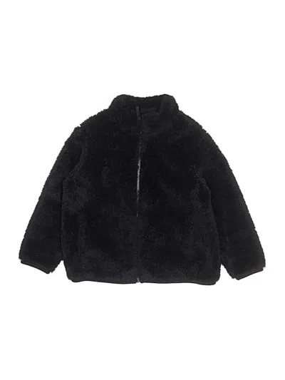 Pre-owned Uniqlo Kids' Coat In Black