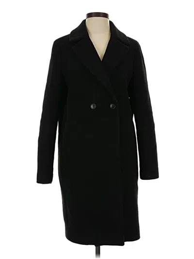 Pre-owned Uniqlo Coat In Black
