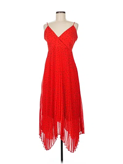 Pre-owned Uniqlo Cocktail Dress In Red