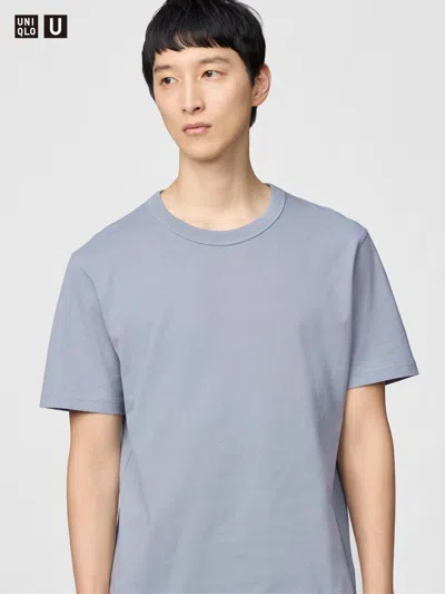 Uniqlo Crew Neck T-shirt Blue 3xl  Us