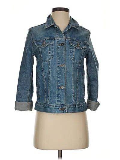 Pre-owned Uniqlo Denim Jacket In Blue