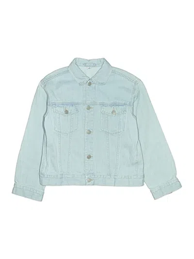 Pre-owned Uniqlo Kids' Denim Jacket In Blue