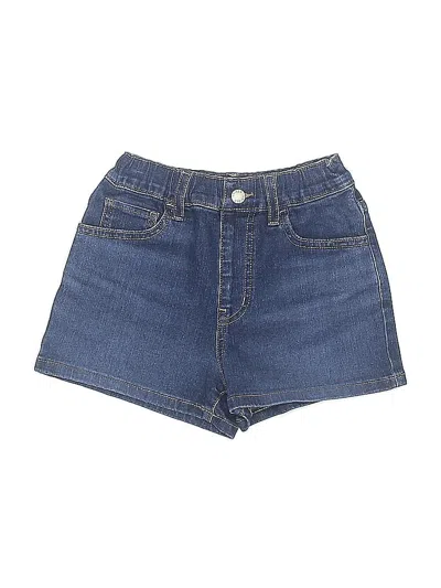 Pre-owned Uniqlo Kids' Denim Shorts In Blue