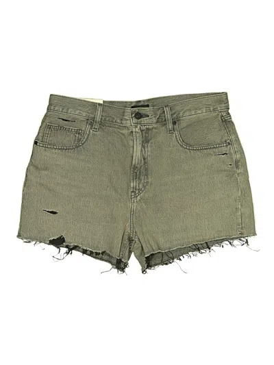 Uniqlo Denim Shorts In Green
