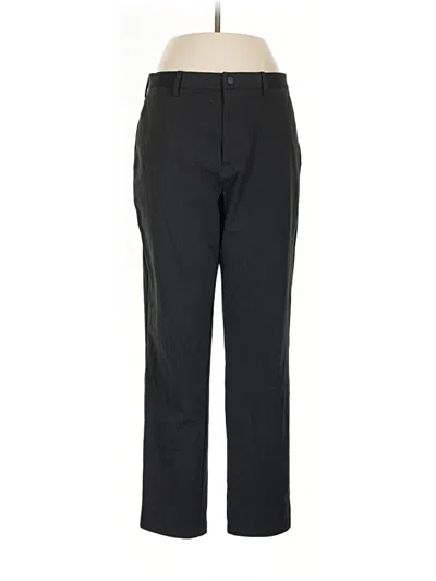 Pre-owned Uniqlo Dress Pants In Black