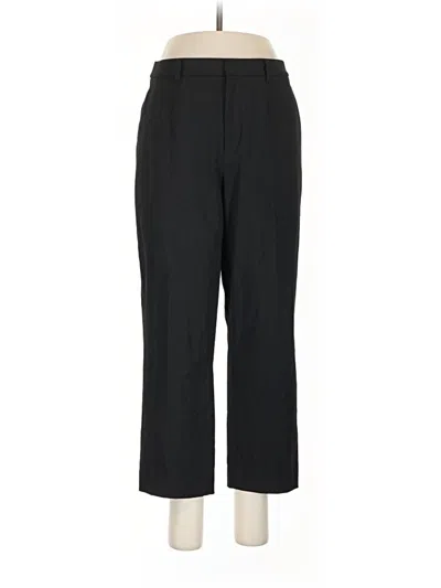 Pre-owned Uniqlo Dress Pants In Black