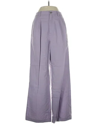 Pre-owned Uniqlo Dress Pants In Purple