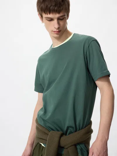 Uniqlo Dry Color T-shirt Dark Green 3xl  Us