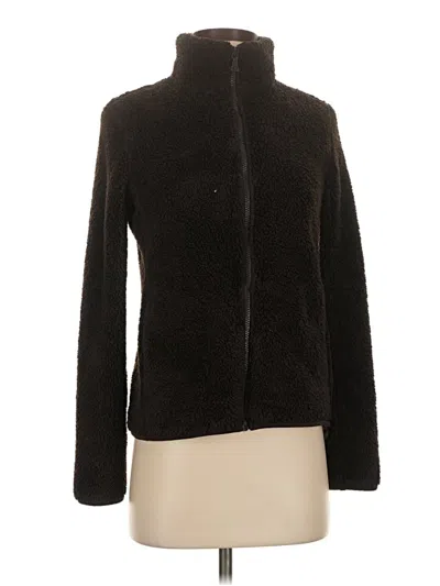 Pre-owned Uniqlo Faux Fur Jacket In Black