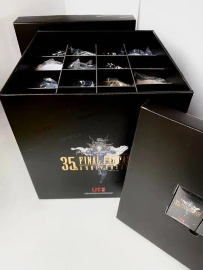 Pre-owned Uniqlo Final Fantasy 35th Anniversary Graphic T-shirt Complete Set L In Multicolor