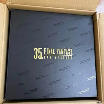 Pre-owned Uniqlo Final Fantasy 35th Anniversary Ut  Complete Box Size: M In Multicolor