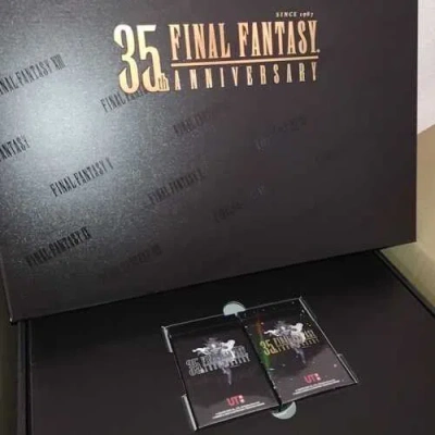 Pre-owned Uniqlo Final Fantasy  35th Anniversary Ut T-shirt Complete 16 Set Box M Size In Multicolor