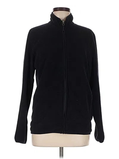Pre-owned Uniqlo Fleece Jacket In Black