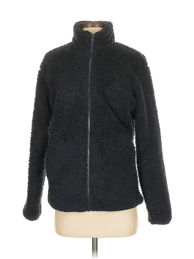 Pre-owned Uniqlo Fleece Jacket In Blue