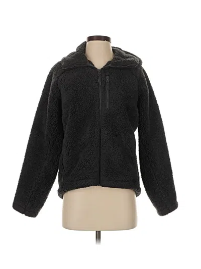 Pre-owned Uniqlo Fleece Jacket In Gray