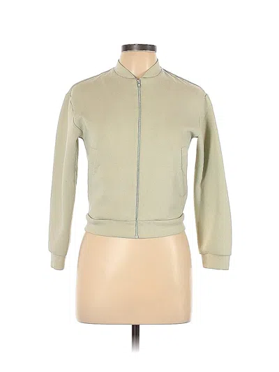 Pre-owned Uniqlo Fleece Jacket In Green
