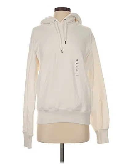 Pre-owned Uniqlo Fleece Jacket In White