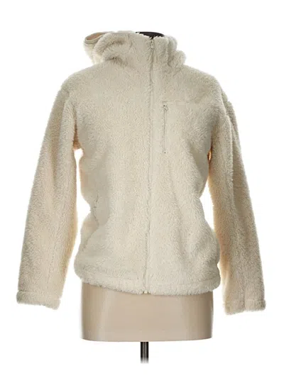 Pre-owned Uniqlo Fleece Jacket In White